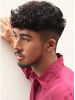 ジジバイワースホワイル(jiji by WORTH WHILE) フェザーショートサーフカールフェザーパーマシャドウパーマ