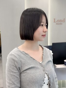 ロンドリゼル 札幌(Lond RiseL) ◯ オリーブグレー/韓国/レイヤーカット/髪質改善/縮毛矯正/札幌