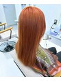 アグ ヘアー コシェ 長野若里店(Agu hair koshe') ブリーチ込オレンジピンク