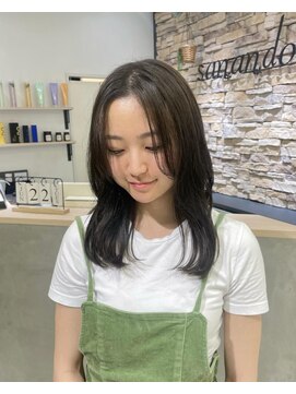 ケンジサナンド(KENJE Sanando) 透明感たっぷりオリーブブラウン