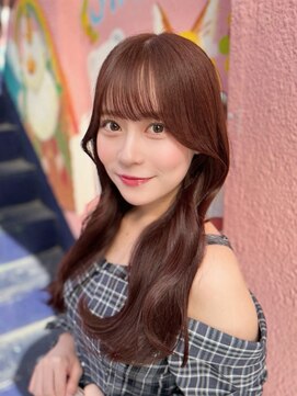 小顔カット＋ケアカラー＋トリートメント