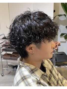 エリマ 横浜西口(elima) 横浜西口波巻きスパイラルメンズショートマッシュ垢抜けヘア