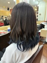 シャンプーボーイアネックス(SHAMPOO BOY Annex)&nbsp;裾カラーブルーby ERINA