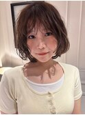 レイヤーボブパーマ/レイヤーショートパーマ/外ハネボブパーマ