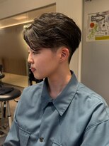 ウーズ ハラジュク(Ooze.HARAJUKU) ハッシュカットグレージュデザインカラーツートーンカラー原宿
