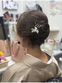 訪問着着付+オーダーヘアセット¥7,700