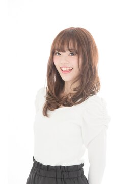 ワンパーセンター プロフェッショナル バイ アグ(1%er professional by Agu) 手先にだけパーマをかけてふわりん子