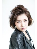 ルクール 喜多町店(Le Coeur)&nbsp;かきあげラフ×ショートボブ/かわいい◎20代30代40代50代