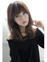 オウル(Owll)&nbsp;揺れたようなカール[mignon]束感ある質感セミロング