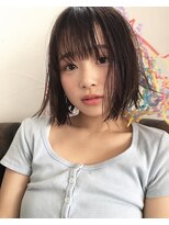 パーク(PAAQ)&nbsp;【田中　智大】　切りっぱなしボブ×ナチュラル