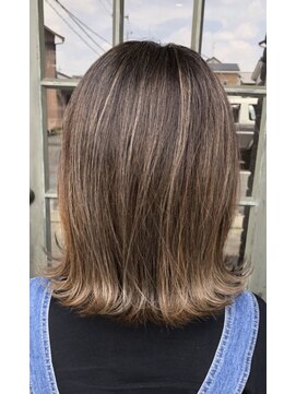 ザ ヘア ディードットログ(The hair D.Log) パールグレージュ極細ハイライト