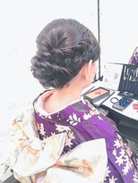 ブラウ ネイル パーティー(Blau Nail Party)&nbsp;つるんと編み込みアップ