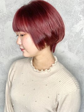 セシルヘアー(CECIL hair) CECIL下北沢／代々木上原　ダブルカラー×チェリーレッド