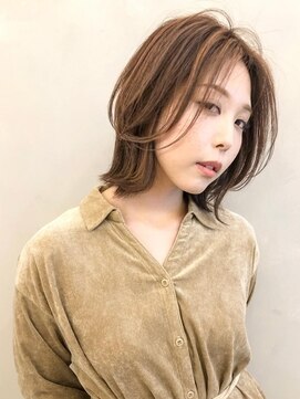 鎖骨ミディアム センター分け センターパート L ダリー 発寒南店 Dali のヘアカタログ ホットペッパービューティー