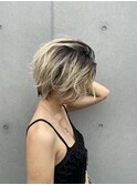 ショート×シルエットショートボブ[大宮駅/ショート/ハイライト]
