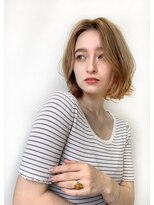 ブレンドバイハピネス(Blend by happiness)&nbsp;結べるボブ　 20代30代40代  前下りボブ  スモーキーグレージュ