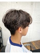 ガルボ ヘアー(garbo hair) #コムドット風#やまと風#センターパート#下村ドット