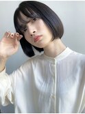 オイルで簡単スタイリング ☆ まとまりやすいミニボブ