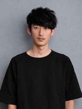 ヘアーズ ベリー 新石切店(hairs BERRY) BERRY_パーマ_ニュアンスマッシュ_かき上げ_10代20代30代