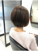 くびれヘア/アプリコットオレンジ/ハイライト/縮毛矯正/銀座