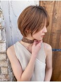 【武井俊樹】前髪長め 美髪美人ショート ショコラベージュ