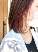 インナーカラー・レッドカラー・ピンクカラー