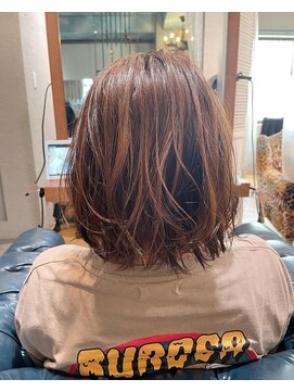 ヘアサロン アティリー(Hair Salon Attirer) 西梅田/ボブ/グレーベージュ/白髪ぼかし【Attirer飯田裕之】