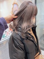 ロンド レア 天神大名店(Lond Le’a)&nbsp;ダブルカラー/インナーカラー/イヤリングカラー/顔まわり/ボブ