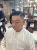 海外大人七三ヘア