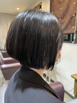 ノヴェル 旭ヶ丘店(NOVEL) 前下がりショートボブ20代30代40代50代60代