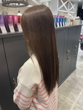 コスタ オブ リシェール(The COSTA of RICHAIR) ロングレイヤー×ダークグレージュ