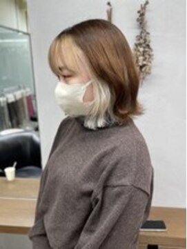 ディア(.eer) ポイントカラー/ホワイトベージュ