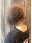 切りっぱなしボブ