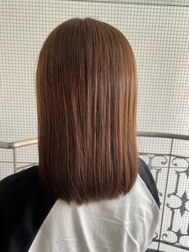 アローズ 久留米店(arose) 20代30代40代イヤリングカラー×ナチュラル×小顔×切りっぱなし