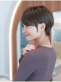 20代30代大人かわいい丸みショートイメチェン似合わせカット前髪