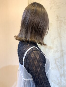 ヴァルゴール はりまや町店(Virgowl) オリーブベージュ×スリークボブ