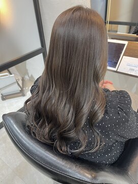 ケー 北千住(K.) ハイライト×透明感「ブルーグレージュ」《髪質改善カラー》