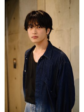 ブークル(boucle) シースルーバング　メンズウルフ