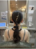 タイトヘアアレンジ