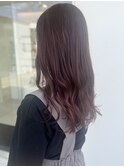 レッドブラウン　ロング