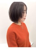 【kaN.】ピンクブラウン×ボブレイヤー×無造作スタイル