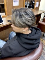 ラフ バイ マグ 南松本(R.A.F. by Mag)&nbsp;メンズバレイヤージュグレージュセンターパート