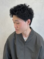 ルースト 西院店(ROOST)&nbsp;ピンパーマ×ブルーブラック