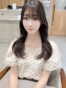 シエテ 津田沼(Siete) ホワイトグレージュ/デジタルパーマ/チェリーブラウン/津田沼