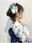 ふんわりデザインサイドクラゲヘア