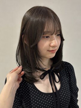 透明感◎/大人かわいい/盛れる顔周り/名古屋/髪質改善/レイヤー