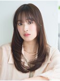 ★レイヤーカット/前髪カット/ハイトーンカラー［新宿駅］