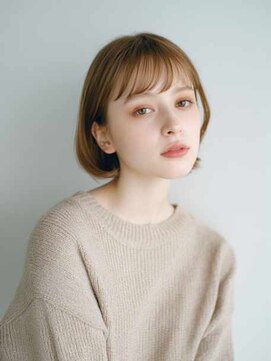 シェル 吉祥寺(shell) くびレイヤーエモージュグレージュカラーくびれショート/吉祥寺