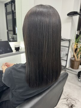 ナンバー 竪町(number+) 10代20代30代大人かわいいオルチャン暗髪艶感ラベンダーブラック