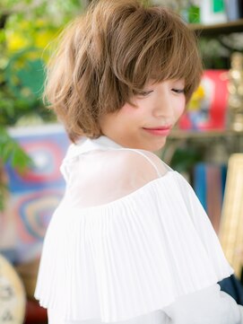 カバーヘア ブリス 大宮西口(COVER HAIR bliss) ミルクティーアッシュ外国人風小顔ボブパーマh4大宮20代30代40代